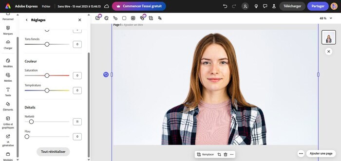 photo nette en ligne gratuit adobe