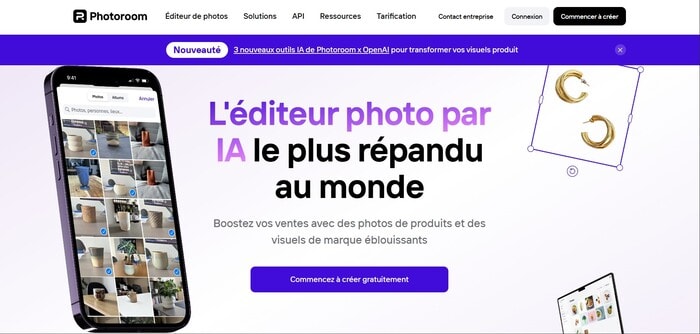 retoucher photo en ligne photoroom