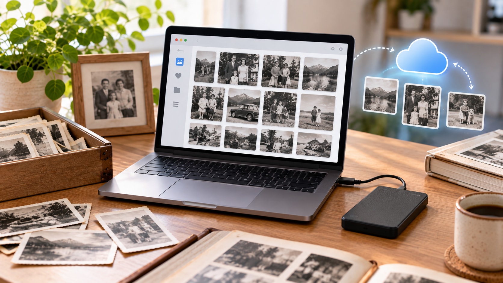 Sauvegarder et organiser une collection de vieilles photos numérisées