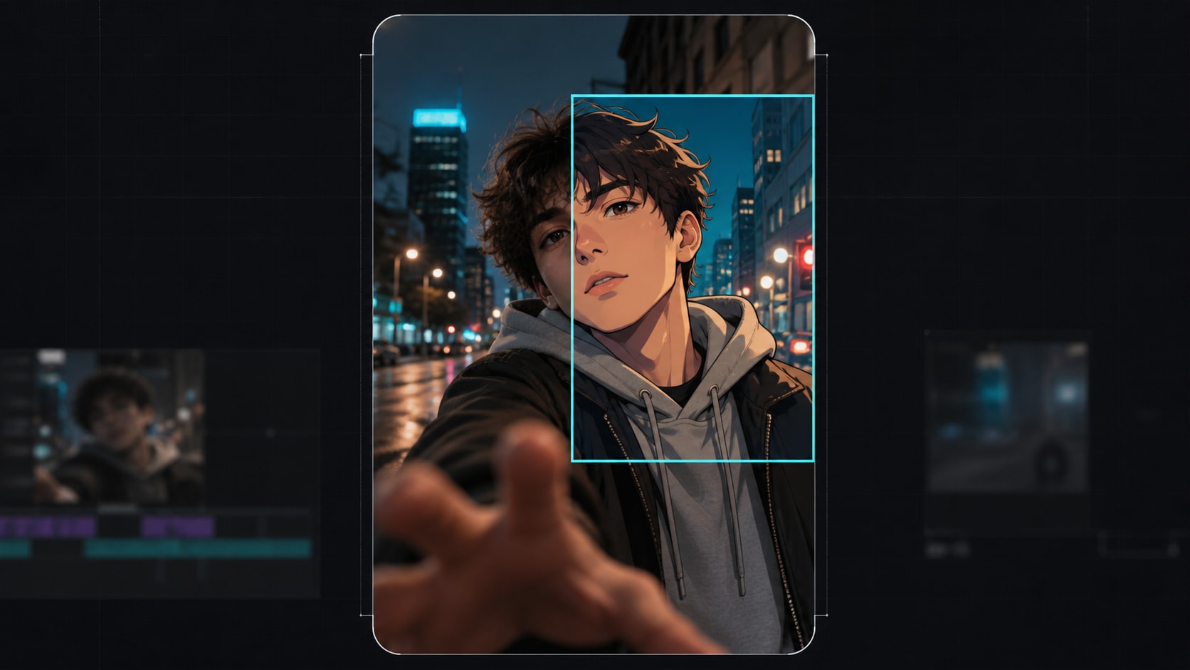 comparaison entre vidéo originale et version anime générée par IA