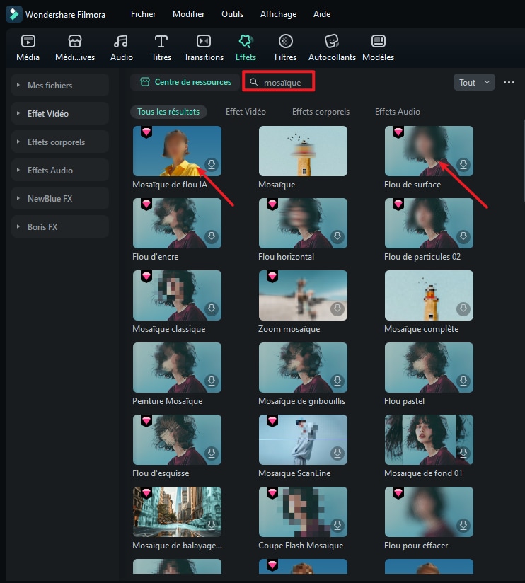 find pixelate effect