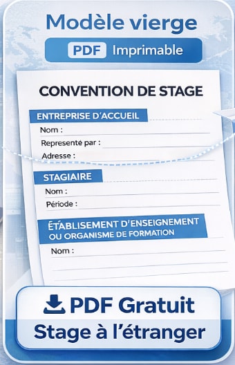 Convention de stage à l’étranger PDF