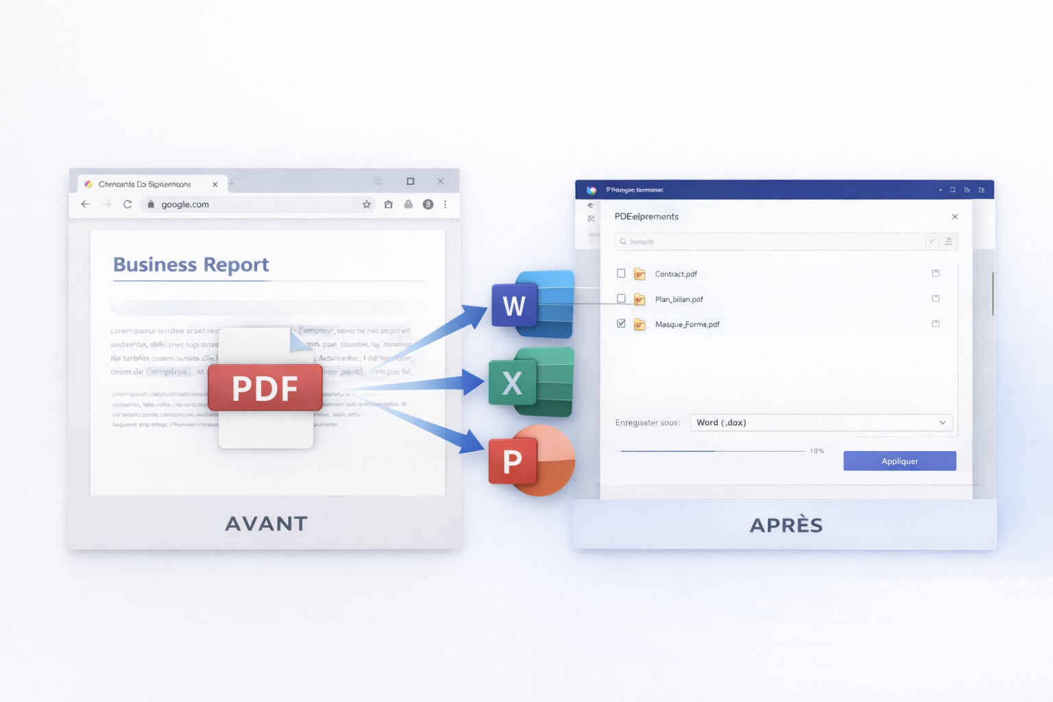convertir un PDF en Word avec PDFelement