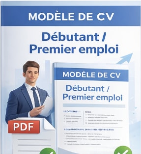 Modèle de CV débutant / premier emploi PDF