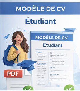 Modèle de CV étudiant PDF
