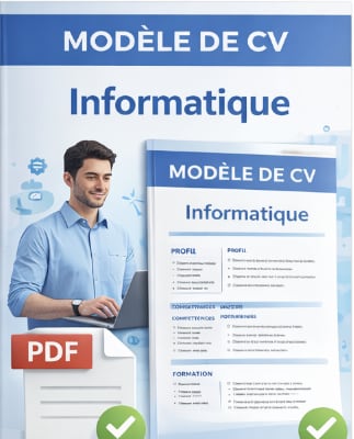 Modèle de CV informatique PDF
