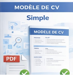 Modèle de CV simple PDF
