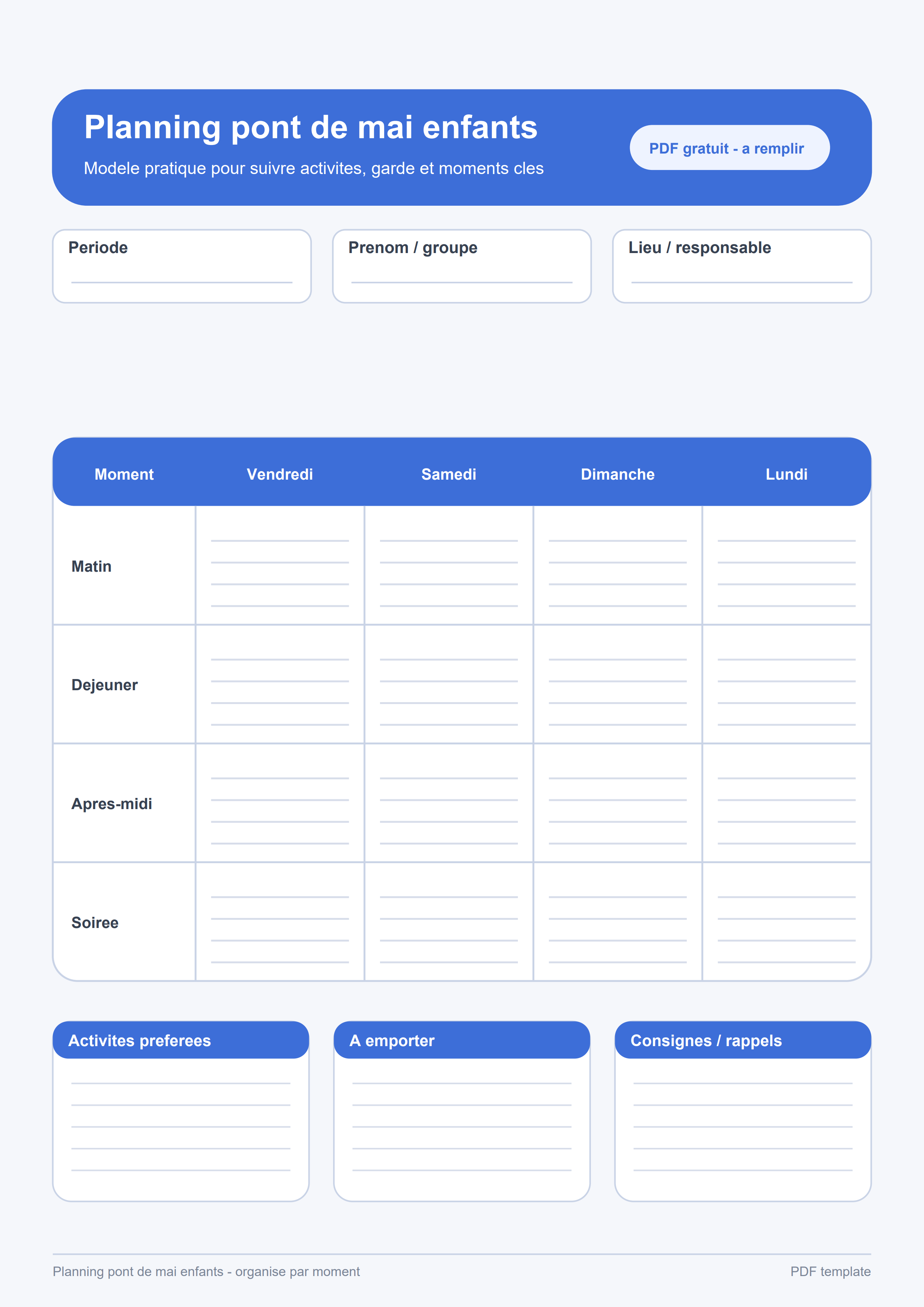 Planning pont de mai enfants PDF