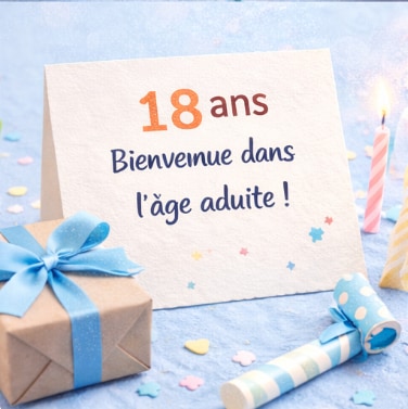 Message anniversaire selon l’âge comme 18 ans ou 30 ans