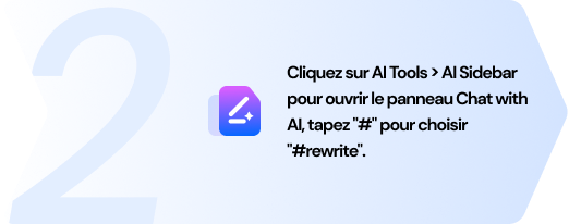 réécrire un pdf en utilisant ai