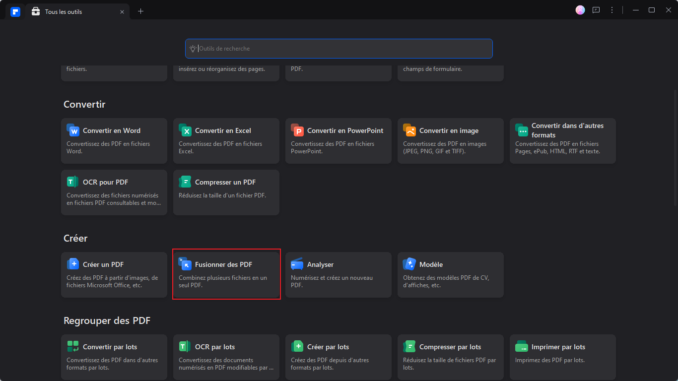 Combiner plusieurs fichiers PDF pour les imprimer