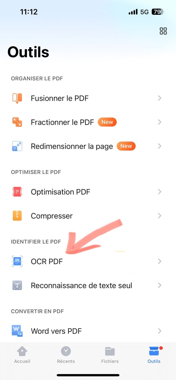 Ouvrez PDFelement et Accédez à l'outil de numérisation  