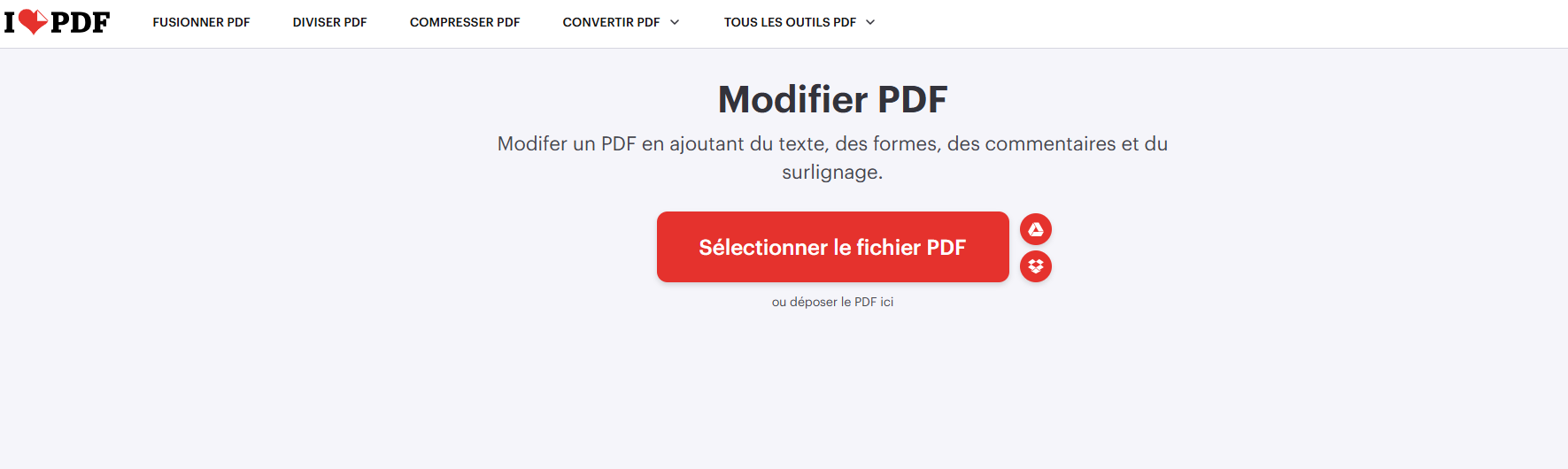 iLovePDF en ligne