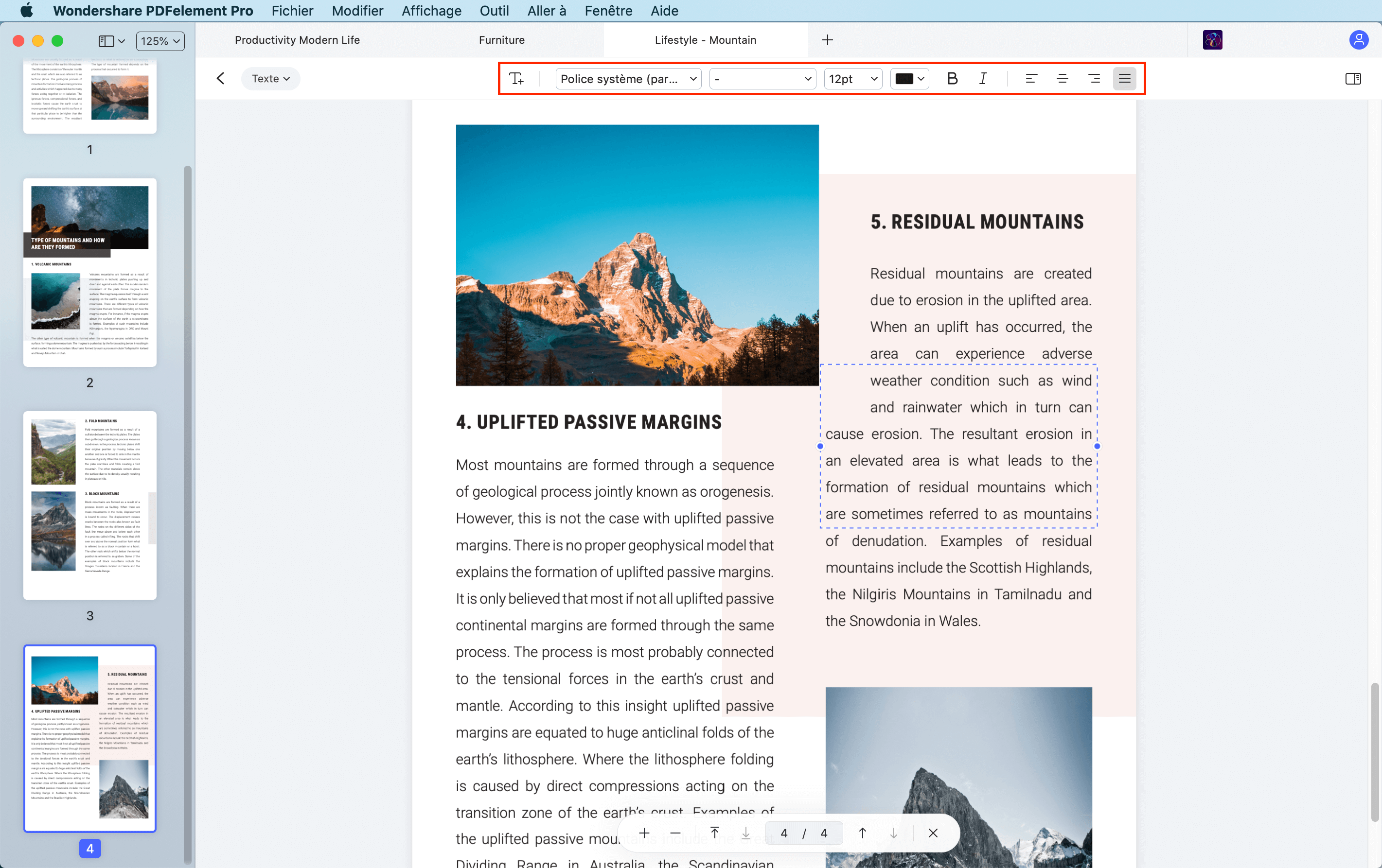 change text font in pdf on mac