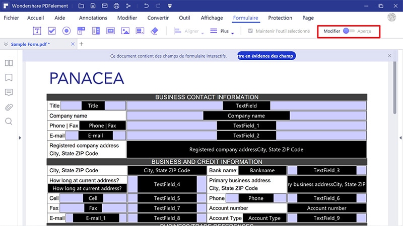 how to create fillable word document