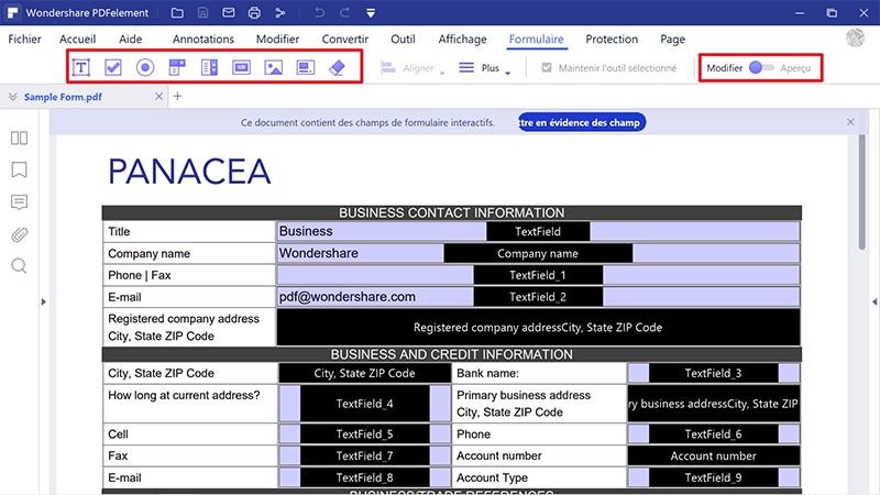 Comment créer un document Word avec des champs à remplir