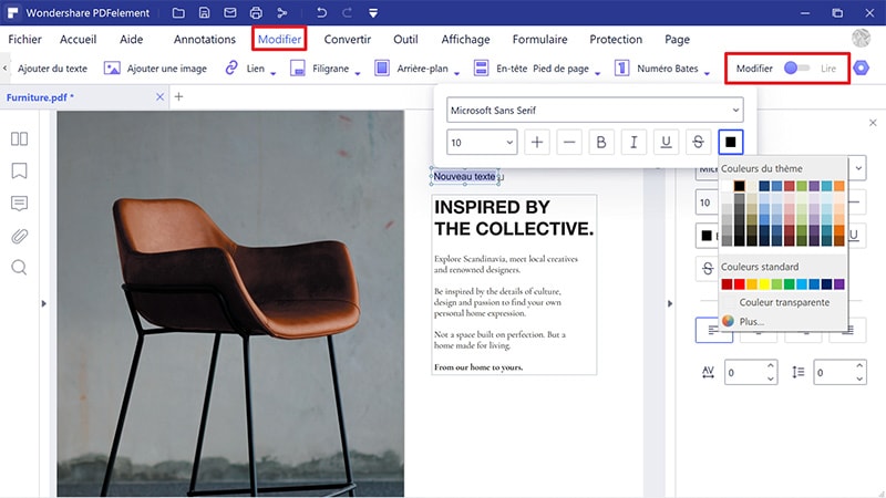 comment éditer texte dans pdf