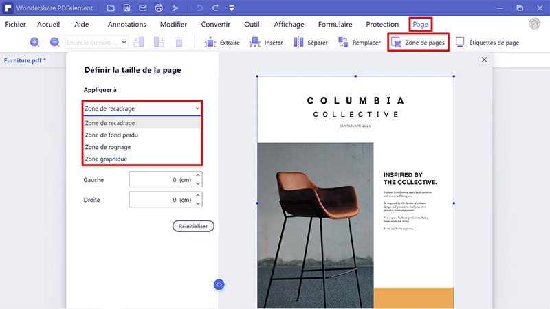 comment changer la taille d'une page dans indesign