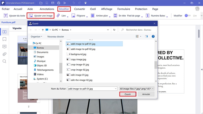 comment ajouter une image sur un pdf