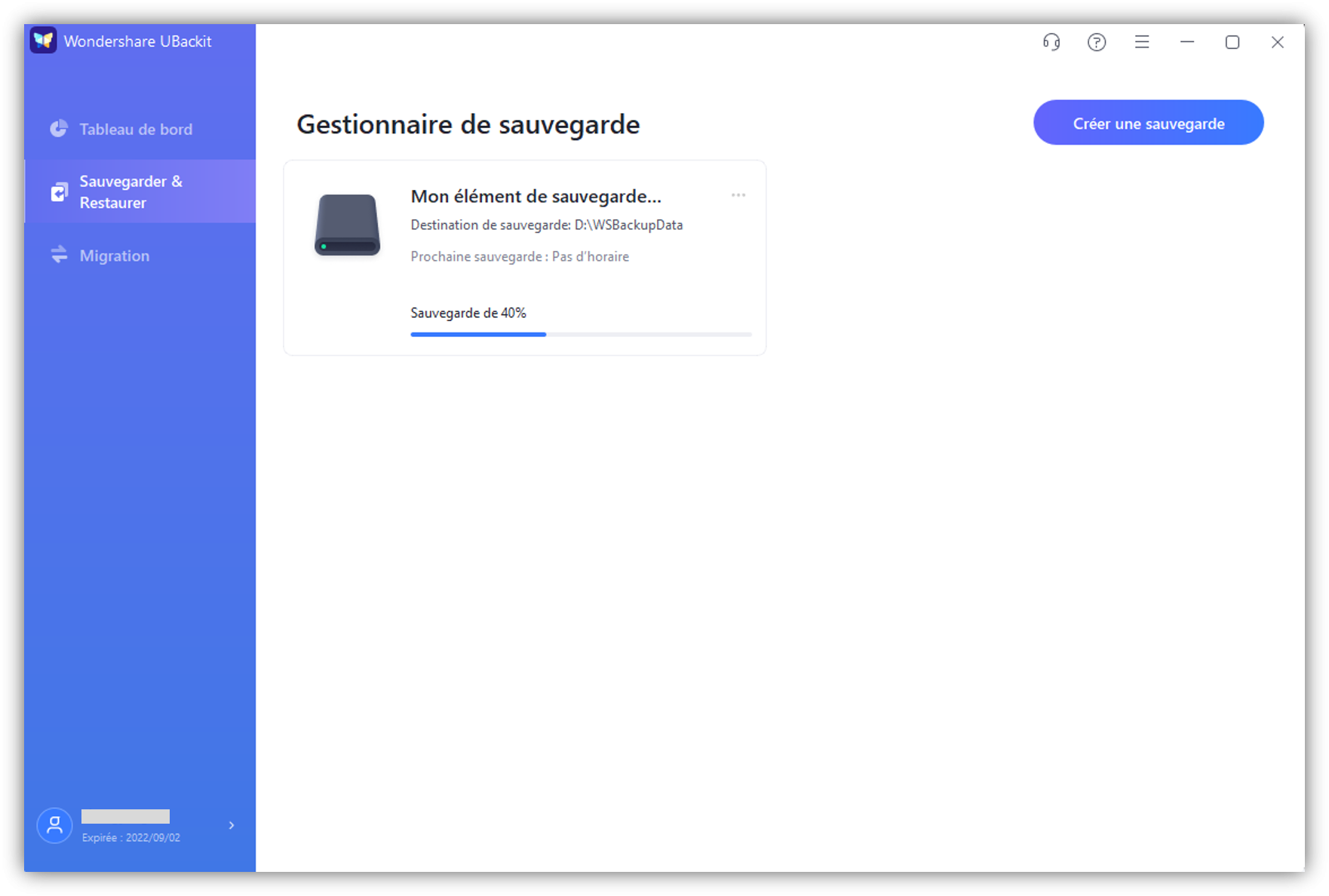 sauvegarde nas synology terminée