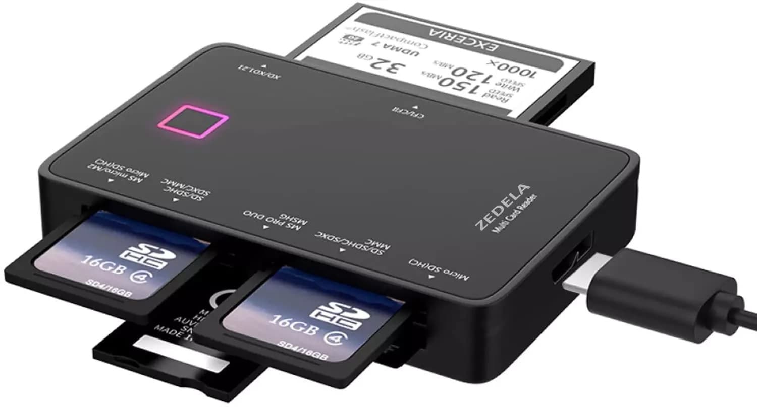 Gibot 3.0 USB Type C Lecteur de Carte SD Adaptateur USB 3.0 Lecteur de Carte  mémoire pour SDXC, MMC, Micro SD, Carte Micro SDHC pour Android, Macbook et  PC Portable : : Informatique