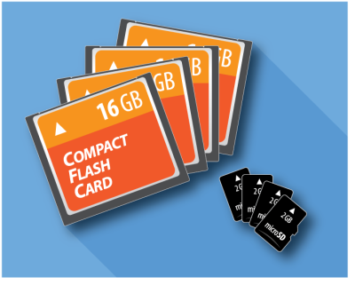 Solution complète de récupération de carte Compact Flash en 2 minutes
