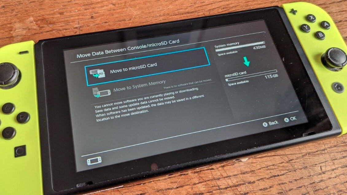 Comment récupérer les fichiers de jeu de la carte SD de la Nintendo Switch  ?