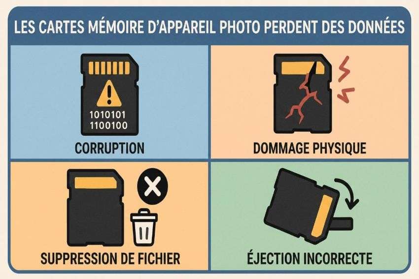 why memory cards lose data
