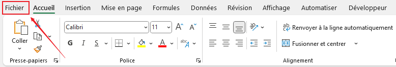 récupérer fichier excel non sauvegardé