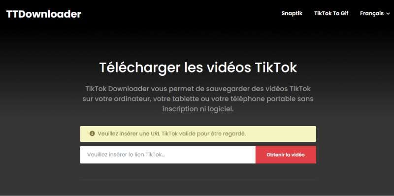 ttdownloader - telechargeur de video tiktok 4k