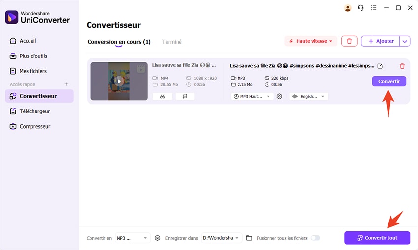 vérifier le son extrait de la vidéo mac