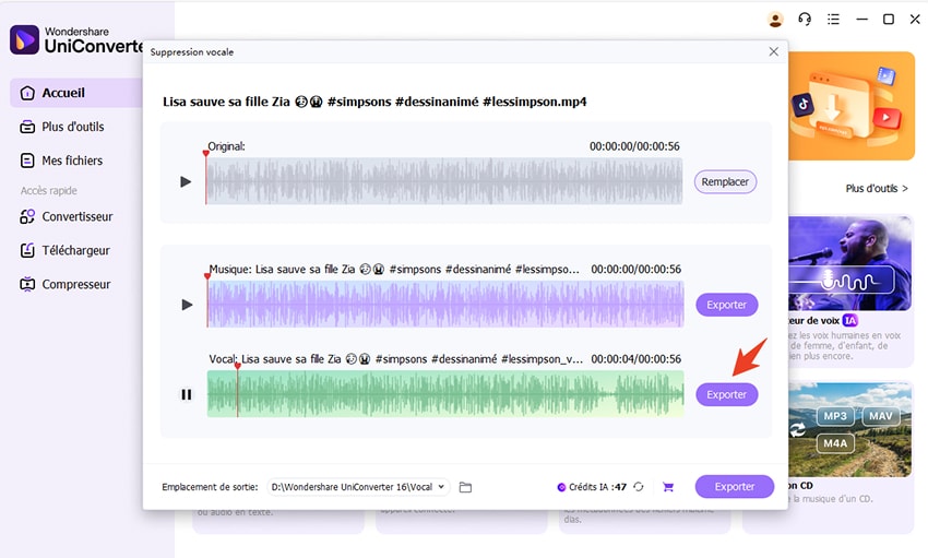 comment détacher l'audio dans imovie alternative