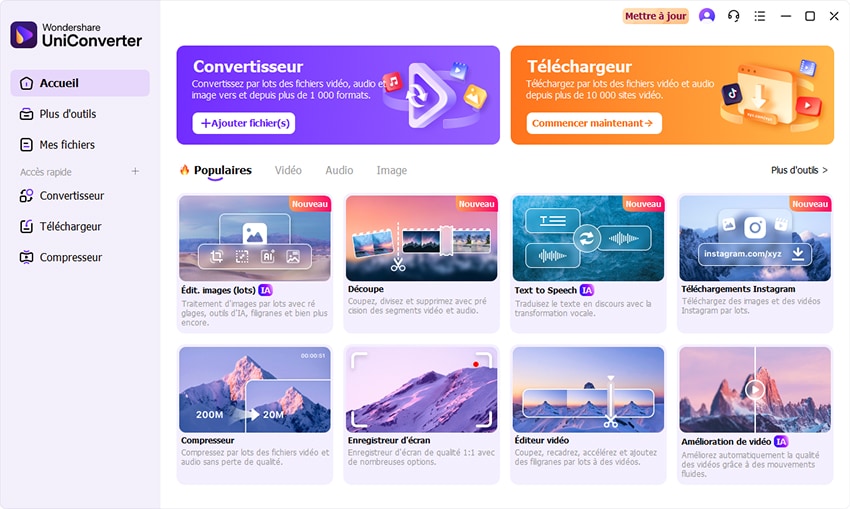 uniconverter telecharger video instagram