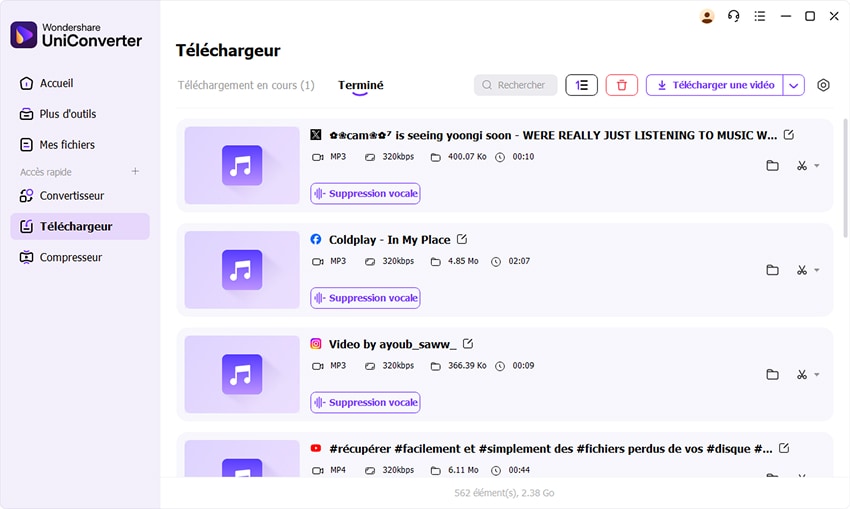 télécharger audio Twitter - étape 4