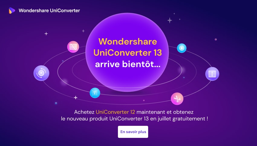 sortie de nouvelle produit UniConverter 13