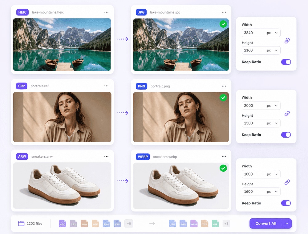 Préparer des JPG plus simples à ouvrir et à envoyer